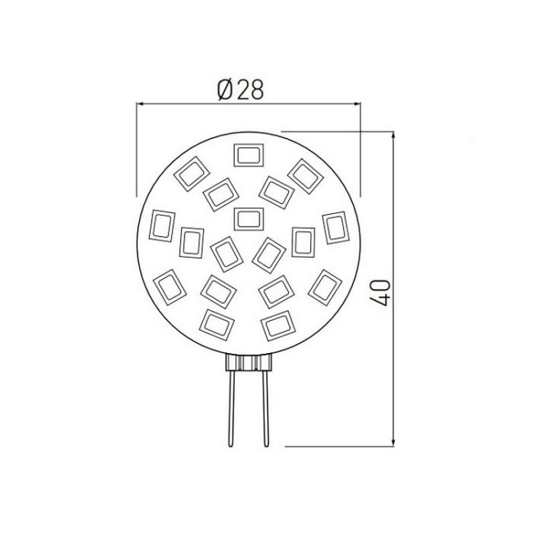 Żarówka LED G4 2,5W 4000K b. ciepła 250lm 12V LD-G4025W-30 GTV wymiary.jpg