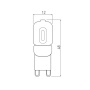 Żarówka LED G9 2,5W 3000K b. ciepła 220lm LD-G93W25-32 GTV wymiary.jpg