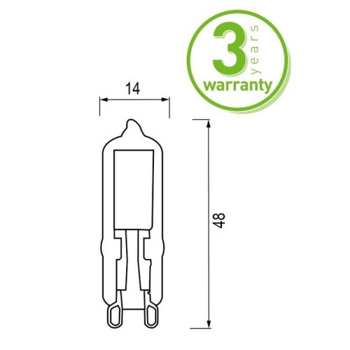 Żarówka LED G9 2,5W 4000K b. neutralna 250lm LD-G93WE25-40 GTV wymiary.jpg