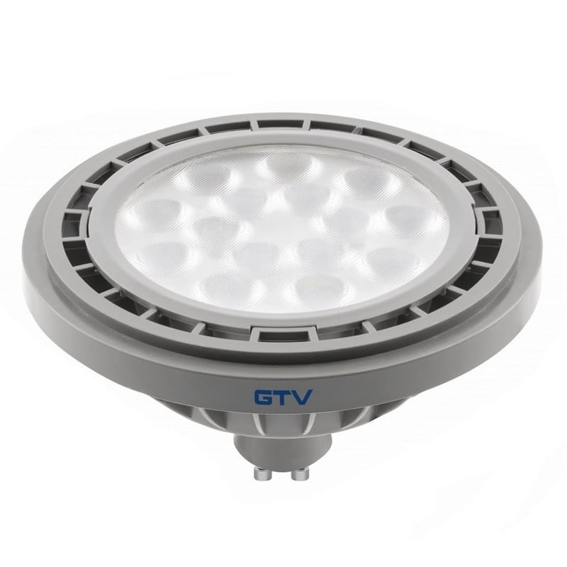 Żarówka POWER LED ES111 GU10 12,5W 3000K 1100lm 40° szara obudowa GTV.JPG