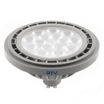 Żarówka POWER LED ES111 GU10 12,5W 3000K 1100lm 40° szara obudowa GTV.JPG
