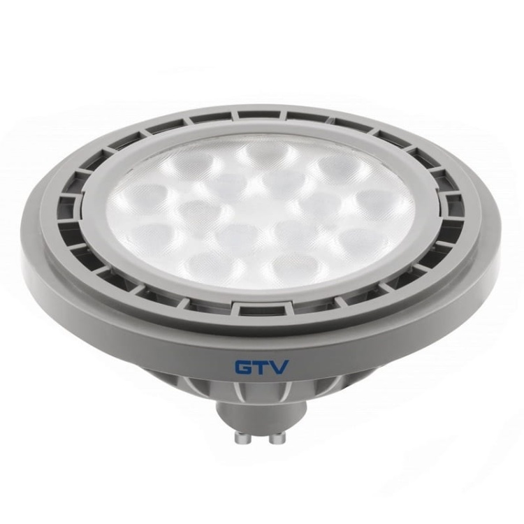 Żarówka POWER LED ES111 GU10 12,5W 3000K 1100lm 40° szara obudowa GTV.JPG