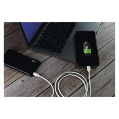 Kabel USB 2.0, wtyk C - Lightning MFi, i16P, ładowanie, transmisja danych, 1 m, biały
