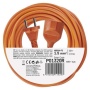 Przedłużacz 20 m / 1 gniazdo / pomarańczowy / PVC / 230 V / 1,5 mm2
