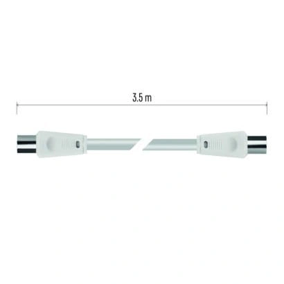 Przewód abonencki ekranowany prosty 3,5m