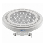 Żarówka LED AR111 G53 12V 12,5W 40° biała ciepła 3000K 1100lm biała obudowa GTV.jpg
