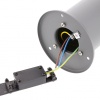 Oprawa ogrodowa CORTA-P 40cm E27 25W IP44 grafit GTV montaż.jpg