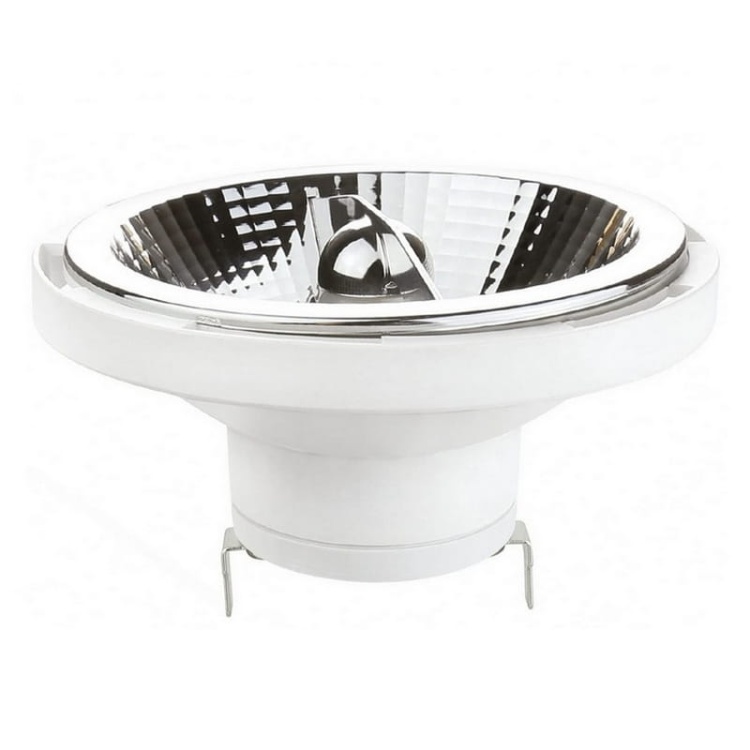 Żarówka LED AR111 G53 12V 14W 45° b. neutralna 4000K 970lm obudowa biała Spectrum.jpg
