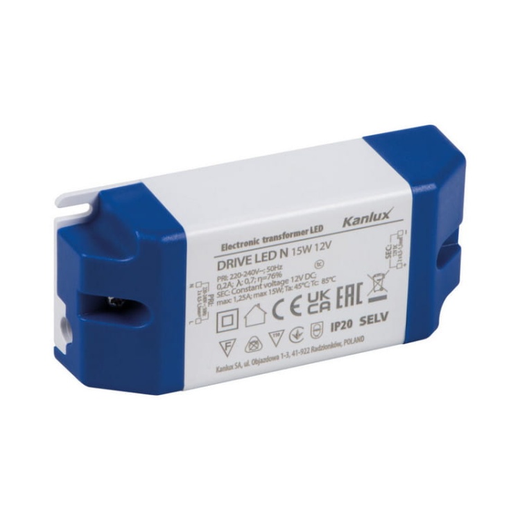 Zasilacz CV DRIVE LED N 12V 15W Kanlux 23861 bok.jpg