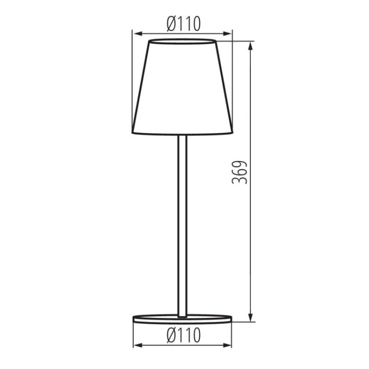 Lampa biurkowa INITA LED 1,2W 3000K 165lm IP54 zielona Kanlux 36320 wymiary.jpg
