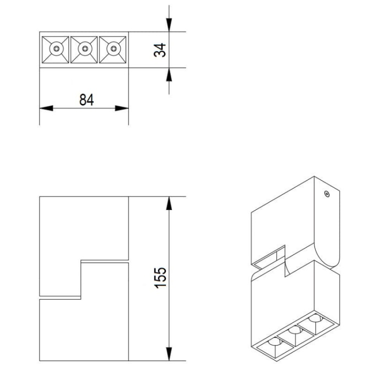 Oprawa natynkowa LED SIERRA 8W 720lm 4000K IP20 IK08 48° GTV wymiary.jpg