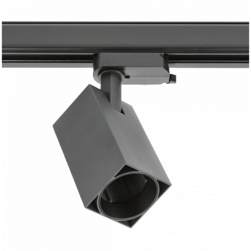 Reflektor LED LIMA na szynę 1-fazową GU10 20W IP20 kwadratowy czarny GTV.jpg