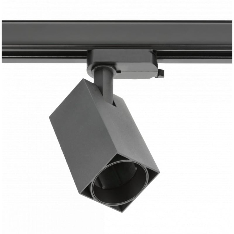 Reflektor LED LIMA na szynę 1-fazową GU10 20W IP20 kwadratowy czarny GTV.jpg