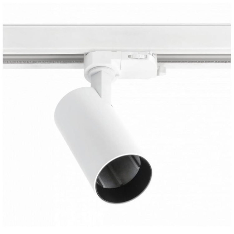 Reflektor LED LIMA na szynę 1-fazową GU10 20W IP20 okrągły biały GTV.jpg