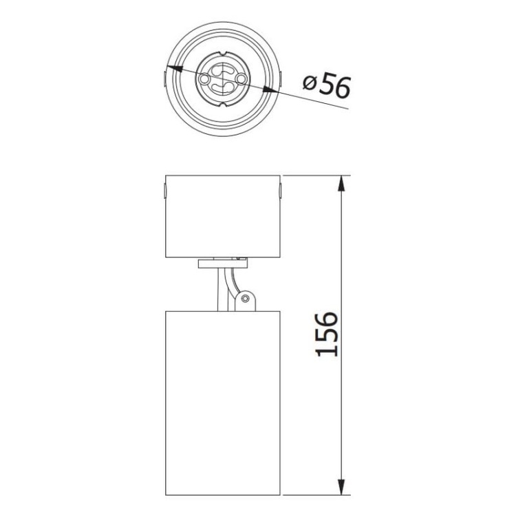 Oprawa natynkowa FARGO MINI 2 GU10 IP20 GTV wymiary.jpg