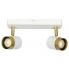 Oprawa ścienno-sufitowa ORIO 2xGU10 okrągła biało-złota GTV przód.jpg