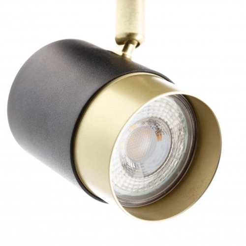 Oprawa ścienno-sufitowa ORIO 2xGU10 okrągła czarno-złota GTV zbliżenie.jpg