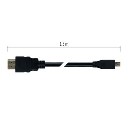 Przewód HDMI 2.0 wtyk A – wtyk D, 1,5m