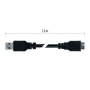 Przewód USB 3.0 wtyk A – wtyk micro B, 1m