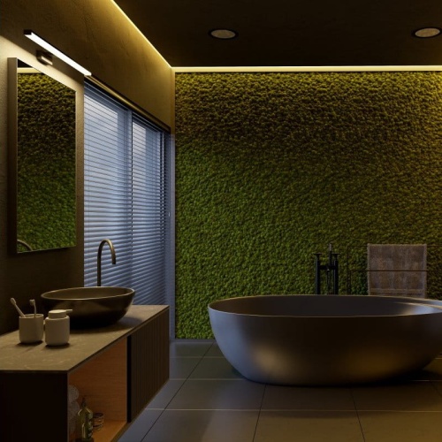 Oprawa meblowa liniowa KATANI LED czarna 60cm 12W 960lm b.neutralna 4000K IP44 GTV aranżacja łazienki.jpg