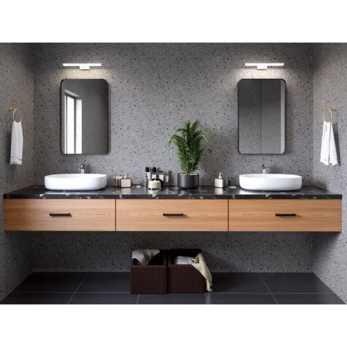 Oprawa meblowa liniowa KATANI LED biała 40cm 8W 640lm b.neutralna 4000K IP44 GTV aranżacja łazienki.jpg