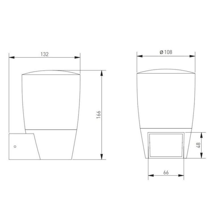 Oprawa ogrodowa TORO-AU 17cm E27 IP54 kinkiet prosty górny czarna GTV wymiary.jpg