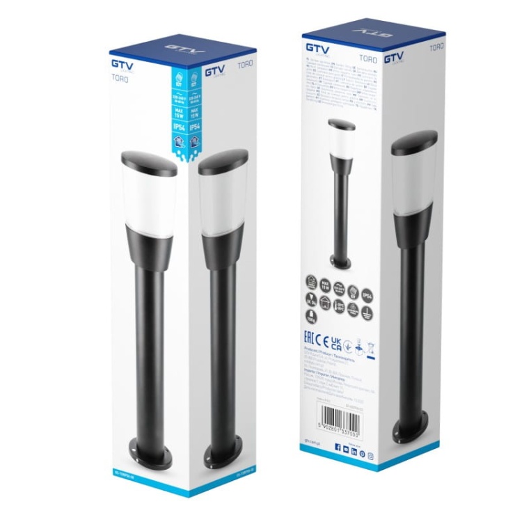 Oprawa ogrodowa TORO-P 50cm E27 IP54 słupek czarny GTV opakowanie.jpg
