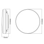 Plafoniera FENIX LED 20W b.neutralna 4000K 2000lm 120° IP40 Ø300mm GTV wymiary.jpg
