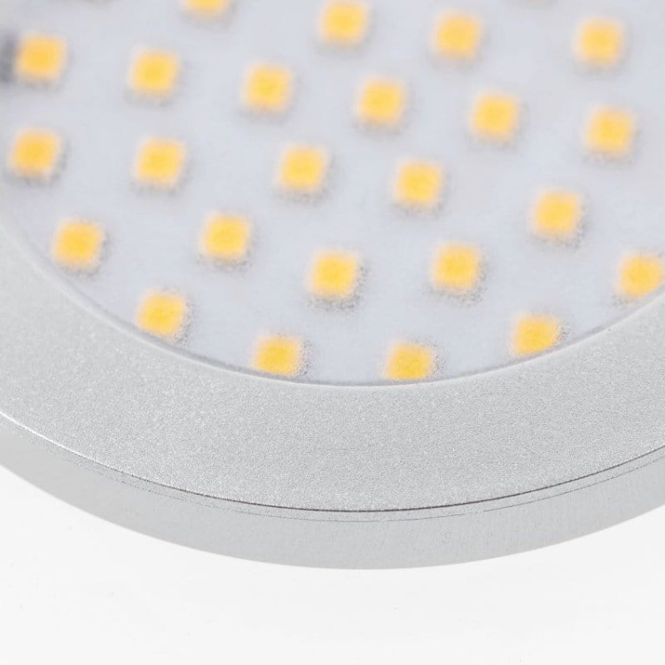 Zestaw 3 opraw LED Castello 2,8W 180lm 3000K + włącznik i zasilacz 15W 12VDC GTV zbliżenie.jpg