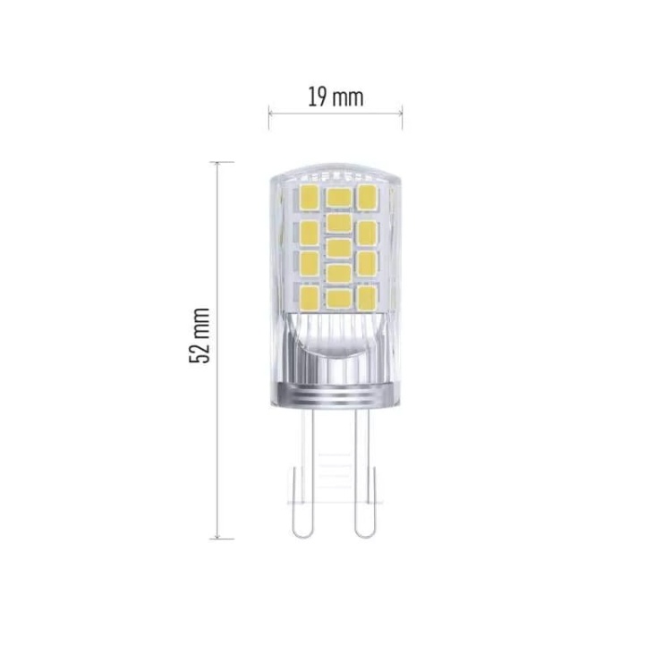 Żarówka LED G9 Classic JC 4W 470lm 4000K neutralna biel EMOS ZQ9545 wymiary.jpg