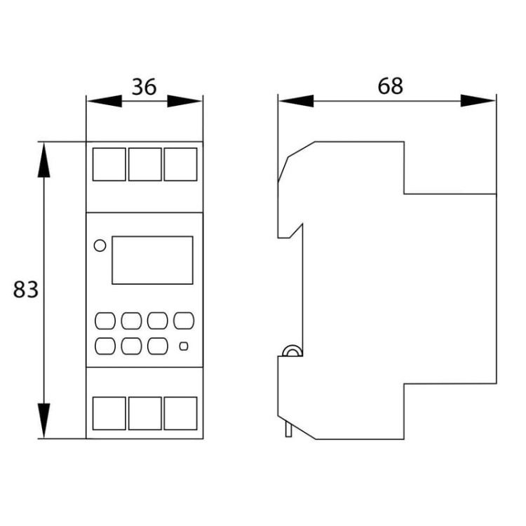Elektroniczny programator czasowy 7D 8 programów 2 moduły DIN TH-35mm SCHELINGER wymiary.jpg