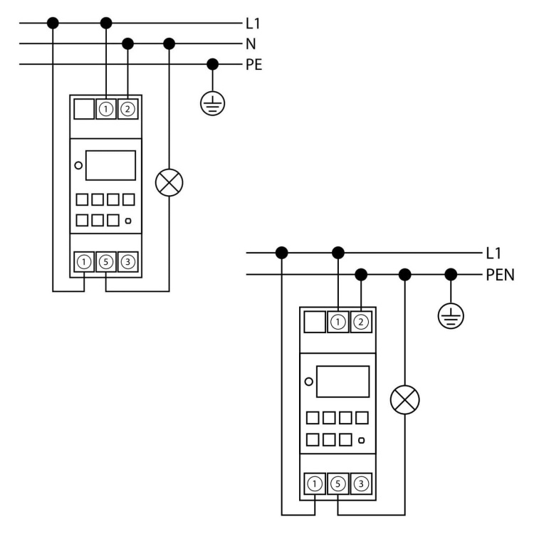 Elektroniczny programator czasowy 7D 8 programów 2 moduły DIN TH-35mm SCHELINGER podglądowe schematy podłączenia.jpg