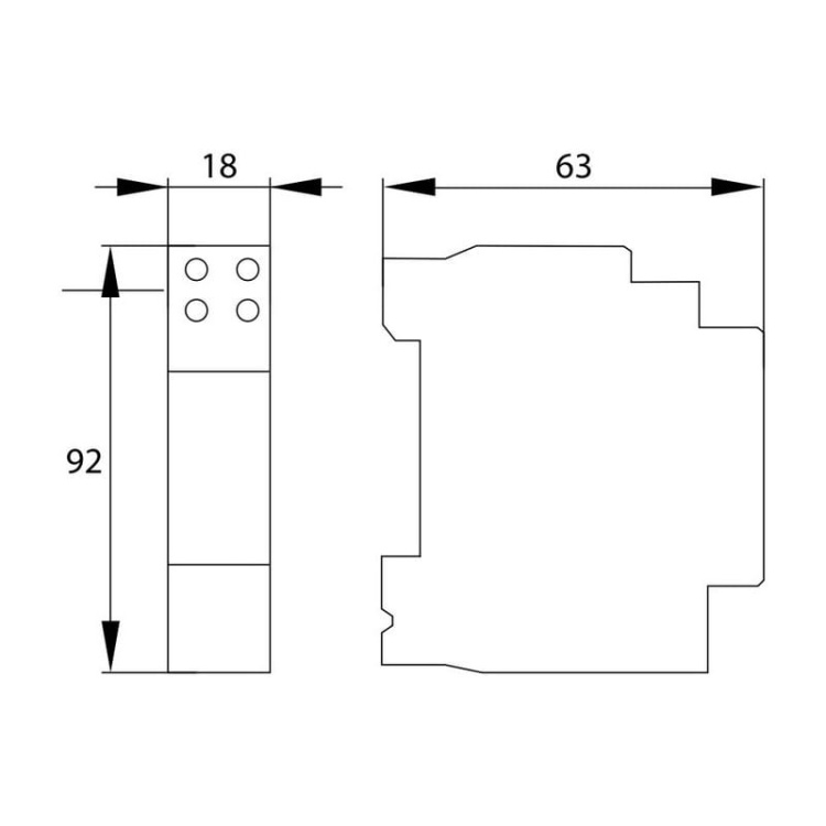 Mechaniczny programator czasowy 24H moduł DIN TH-35mm SCHELINGER wymiary.jpg