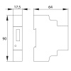 Licznik energii elektrycznej 1-fazowy 45A MID 1 moduł DIN TH-35mm SCHELINGER wymiary.jpg