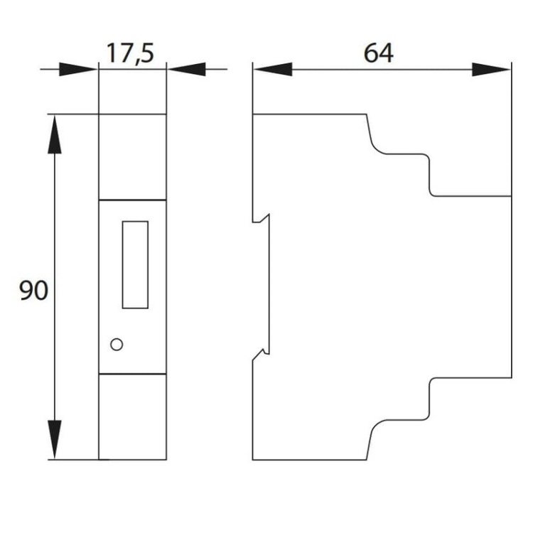 Licznik energii elektrycznej 1-fazowy 45A MID 1 moduł DIN TH-35mm SCHELINGER wymiary.jpg
