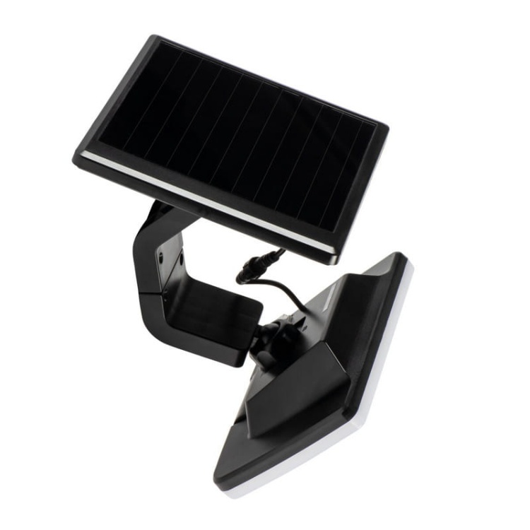 Lampa solarna FL SOLNAR LED 8W z czujnikiem ruchu 800lm IP54 4000K 2000mAh czarna Kanlux 36605 zbliżenie