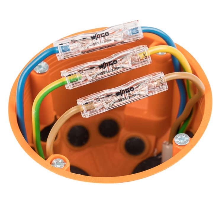 WAGO 2773-2401 INLINE przykładowe  połączenie w puszcze