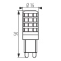 Żarówka LED G9 ZUBI 4W 520Im b. zimna Kanlux 24519 wymiary.jpg