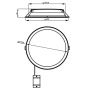 Ledinaire Slim Downlight DN065B G4 D200 RD 19W 2000lm 3000K IP20 PHILIPS wymiary.jpg