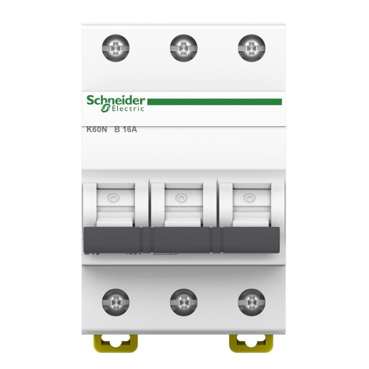Wyłącznik z zabezpieczeniem nadmiarowo-prądowym K60N-B16-3 16A SCHNEIDER przód.jpg
