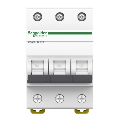 Wyłącznik z zabezpieczeniem nadmiarowo-prądowym K60N-B32-3 32A SCHNEIDER przód.jpg