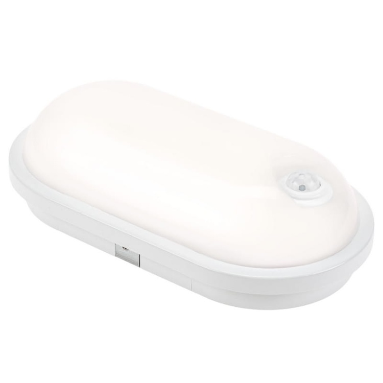 Oprawa kanałowa TECHNIC z czujnikiem ruchu PIR 20W 2300lm b.neutralna owalna Spectrum LED zaświecona.jpg