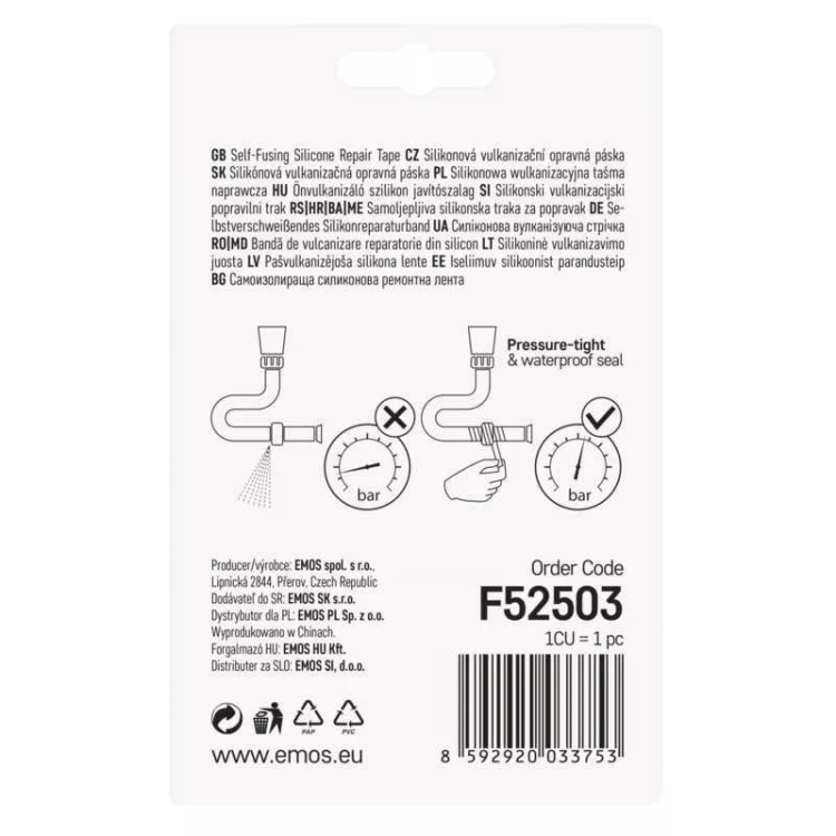 Silikonowa taśma samowulkanizująca 25mm 3m czarna EMOS F52503 opakowanie tył.jpg