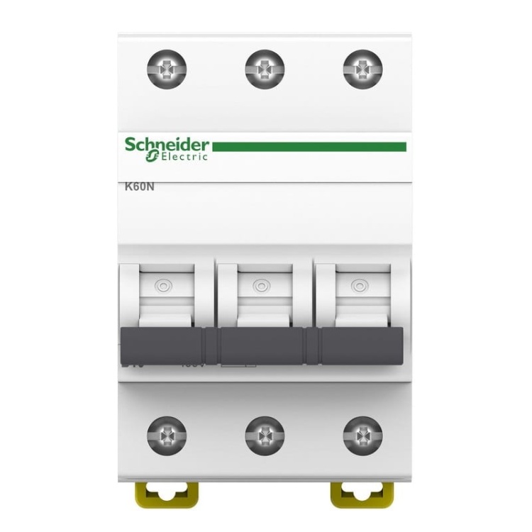 Wyłącznik z zabezpieczeniem nadmiarowo-prądowym K60N-C6-3 6A SCHNEIDER przód.jpg