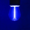 Żarówka filament ST45 LED E27 0,9W barwa niebieska 8lm KANLUX 26039 świeci.jpg