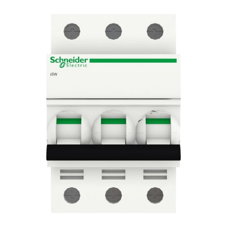 Rozłącznik izolacyjny Acti9 iSW-40-3 40A 3-biegunowy SCHNEIDER przód.jpg