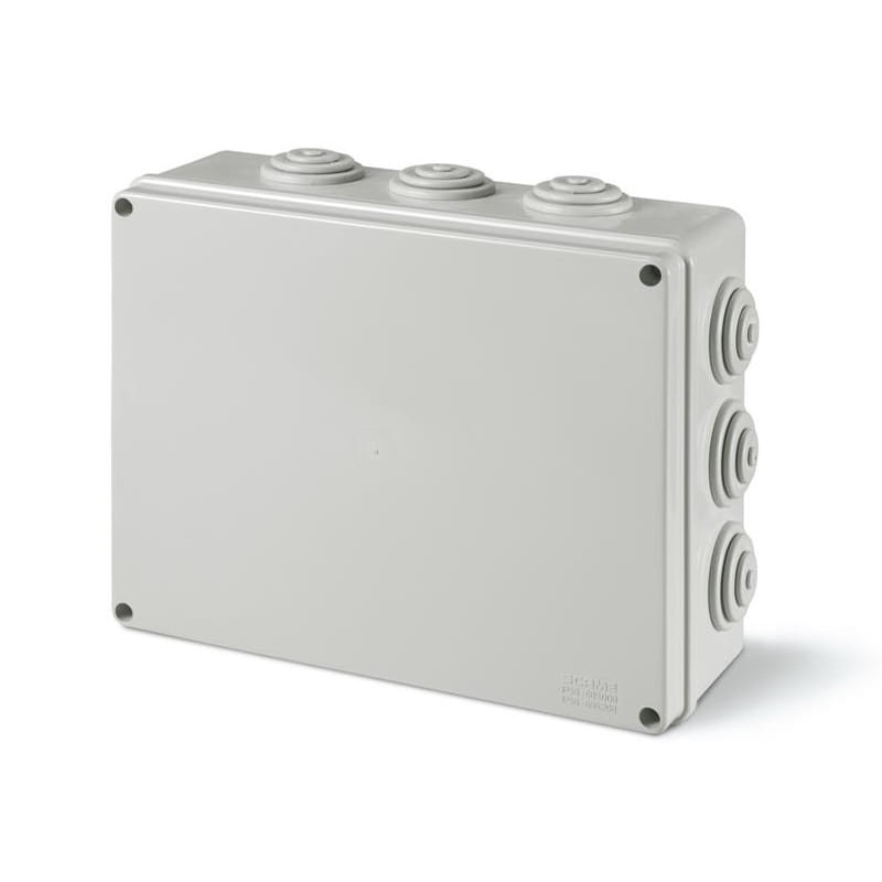 Puszka instalacyjna SCABOX z dławnicami 190x140x70 szara IP55 SCAME.jpg