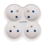 Rozgałęźnik czterokrotny R-41 4G PLASTROL przód.jpg