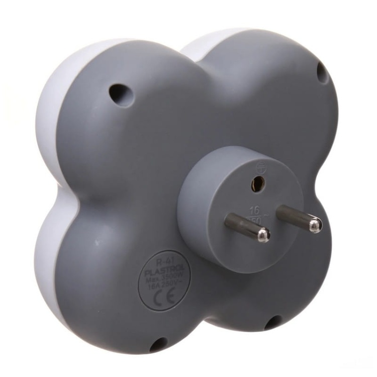 Rozgałęźnik czterokrotny R-41 4G PLASTROL tył.jpg