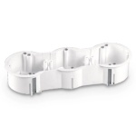 Puszka końcowa potrójna 63x45mm podtynkowa do płyt gipsowych 71mm biała PLASTROL.jpg